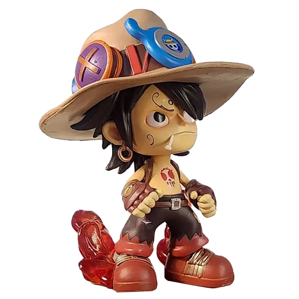 One Piece Action Figure, Q-version, Trendy Brand, Ace