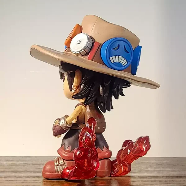 One Piece Action Figure, Q-version, Trendy Brand, Ace - Image 3