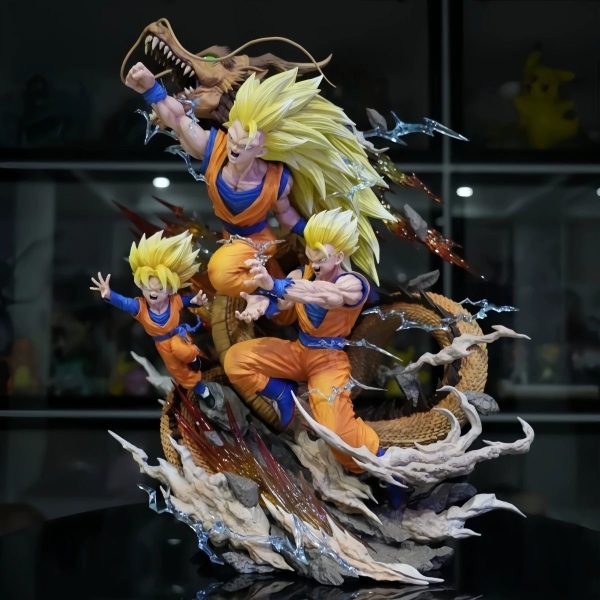 Action figure ornament of Goku, Goten, and Gohan. - Image 5