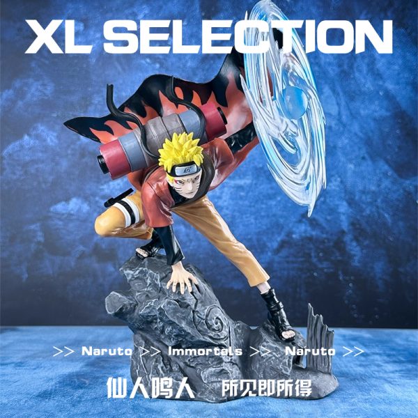 Naruto-Sage-Mode-Rasenshuriken-Scene-Statue-Premium-Anime-Figure-with-Spiral-Shuriken-Effect,-Perfect-Gift-for-Fans