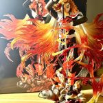 Demon Slayer Kyojuro Rengoku Flame Hashira GK Statue photo review