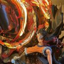 ONE PIECE "Raging Fire" Luffy 25CM LED GK Statue