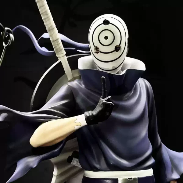 Dual-Head-Sculpture-Tobi-Uchiha-Statue-Naruto-Anime-Figure-with-Giant-Wave-Base-Trendy-Collectible-Gift-for-Fans
