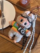 LABUBU Cute Plush & Vinyl Keychain Bag Charm
