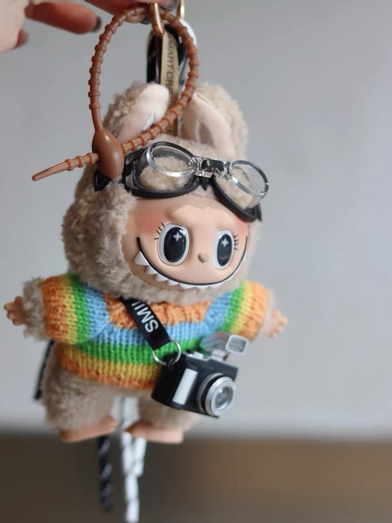 LABUBU Cute Plush & Vinyl Keychain Bag Charm photo review