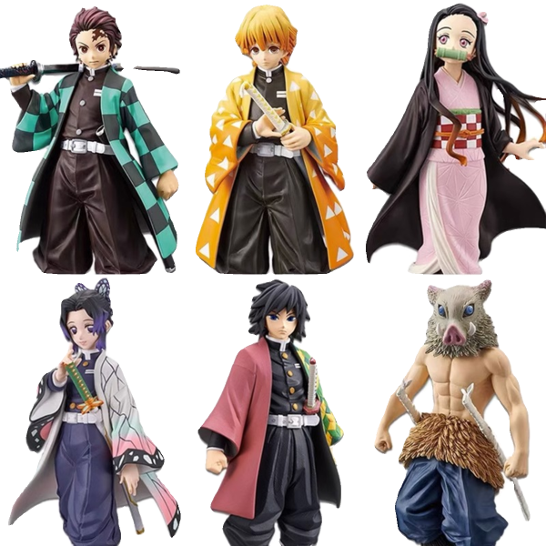 Demon Slayer Trio Figures Set
