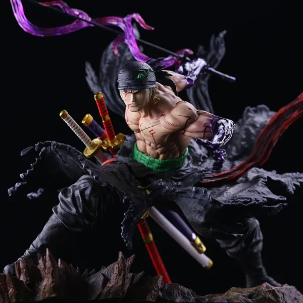 35CM Anime Figure One Piece Roronoa Zoro Figurine Pvc Gk Statue - Image 8