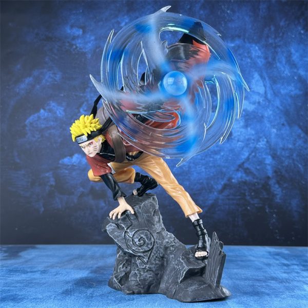 Naruto-Sage-Mode-Rasenshuriken-Scene-Statue-Premium-Anime-Figure-with-Spiral-Shuriken-Effect,-Perfect-Gift-for-Fans