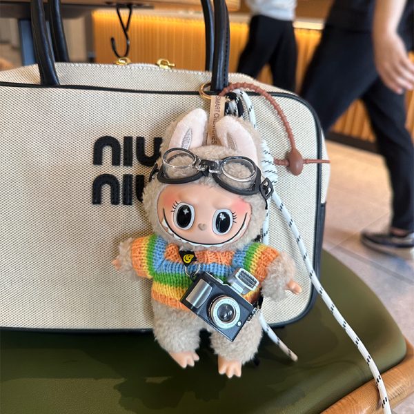 LABUBU Cute Plush & Vinyl Keychain Bag Charm - Image 5