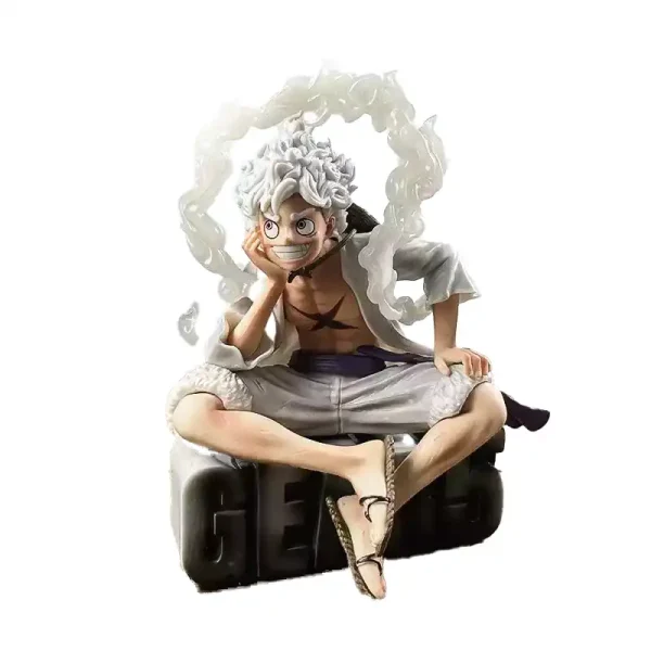 Luffy Gear 5 Nika Form Sitting Pose B-HS GK Statue - Image 2