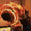 ONE PIECE "Raging Fire" Luffy 25CM LED GK Statue