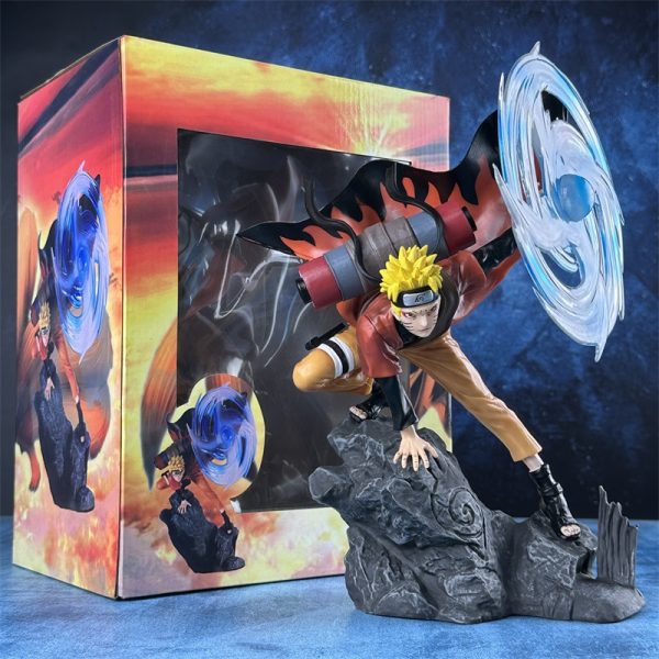Naruto-Sage-Mode-Rasenshuriken-Scene-Statue-Premium-Anime-Figure-with-Spiral-Shuriken-Effect,-Perfect-Gift-for-Fans