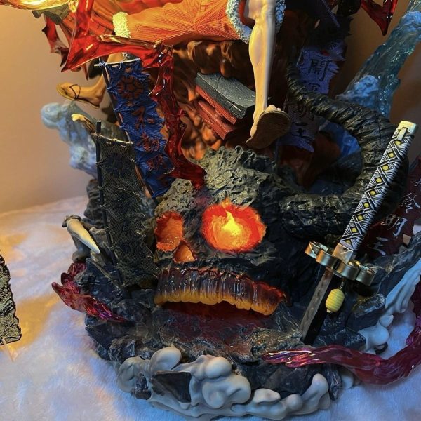 ONE PIECE "Raging Fire" Luffy 25CM LED GK Statue - Image 8