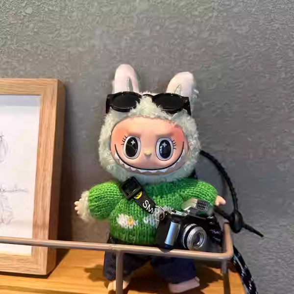 LABUBU Cute Plush & Vinyl Keychain Bag Charm - Image 8
