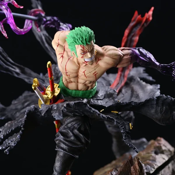 35CM Anime Figure One Piece Roronoa Zoro Figurine Pvc Gk Statue - Image 2