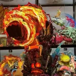 ONE PIECE "Raging Fire" Luffy 25CM LED GK Statue photo review
