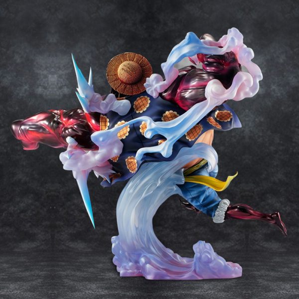 ONE PIECE POP Monkey D. Luffy Gear Fourth "Bounce Man" Statue - Image 7