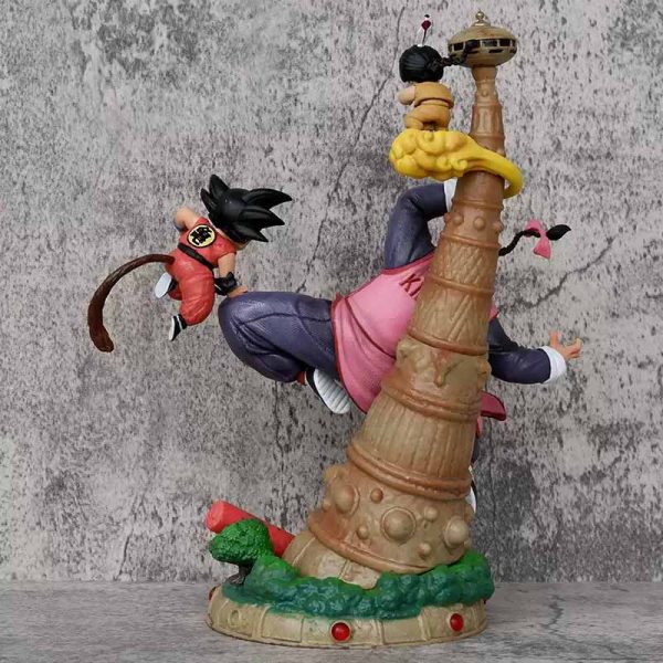 Dragon-Ball-Tao-Pai-Pai-Figure---Goku-vs-Tao-Diorama---GK-Scene-Model---Anime-Battle-Statue---Collectible-Gift-for-Fans---Karin-Tower-Display