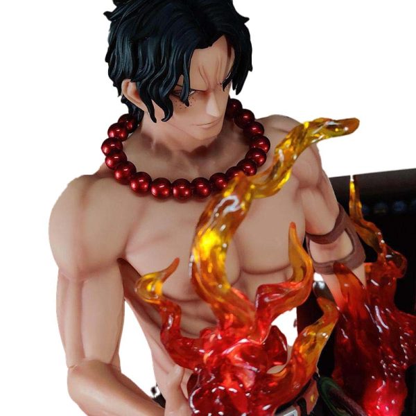 One Piece 70CM Flame Ace Memorial Statue - Image 5
