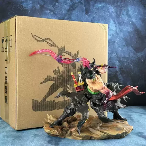 One Piece IU Break Series Zoro Dual Head Statue - Image 13