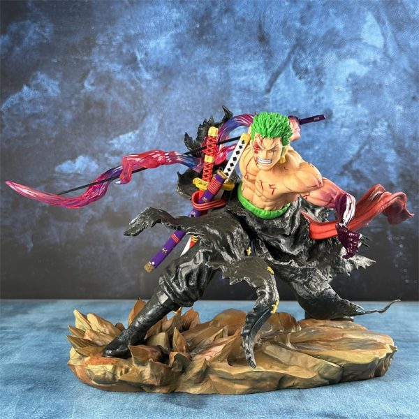 One Piece IU Break Series Zoro Dual Head Statue - Image 12