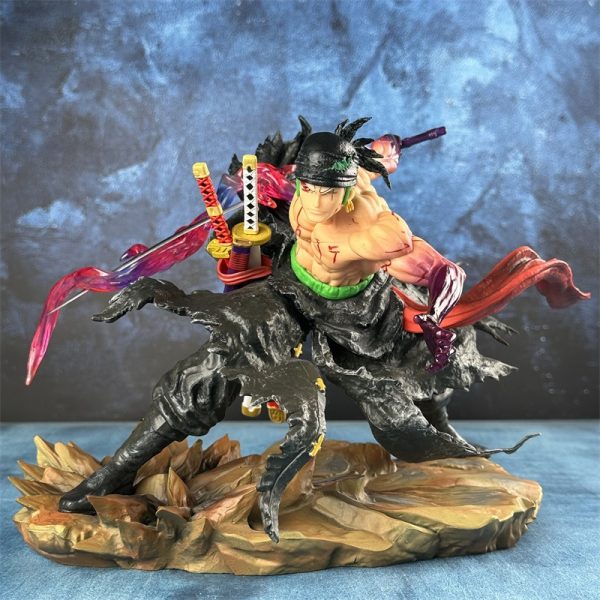 One Piece IU Break Series Zoro Dual Head Statue - Image 11