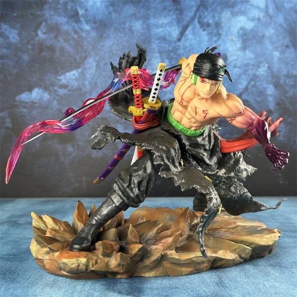 One Piece IU Break Series Zoro Dual Head Statue - Image 10