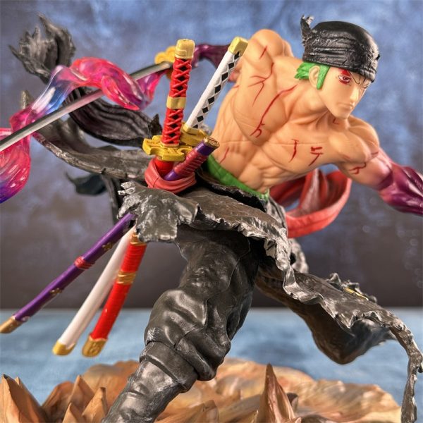 One Piece IU Break Series Zoro Dual Head Statue - Image 5