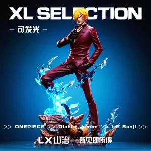 One Piece LX Wings Sanji Black Leg GK Statue