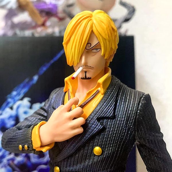 One Piece LX Wings Sanji Black Leg GK Statue - Image 4