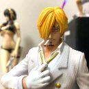 One Piece LX Wings Sanji Black Leg GK Statue
