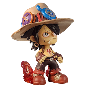 One Piece Q Version Ace & Luffy Chibi Figure Set