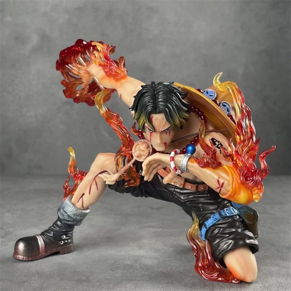 One Piece Battle-Damaged Ace Anime Figure - Image 2