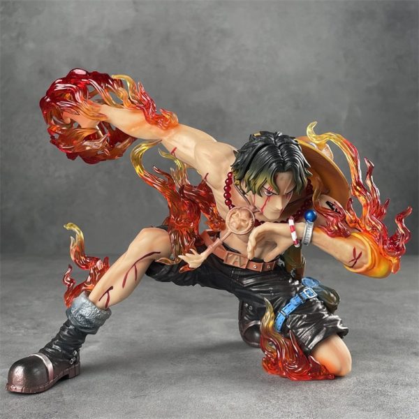 One Piece Battle-Damaged Ace Anime Figure - Image 4